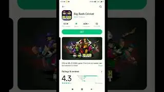 how to download Big bash cricket game(BBL) Android  and redmi mobile 2023#shorts #bigbashcricket