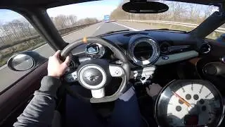 Mini Clubman Cooper S R55   AUTOBAHN POV TOP SPEED by AutoTopNL