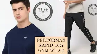 PERFORMAX RAPID DRY TRACK PANT AND TSHIRT FOR MEN : UNBOXING AND REVIEW | UNBOXINGWORLD