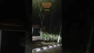 Present situation in tirumala alipiri steps exit way as on 4/9/25.   10.30 pm