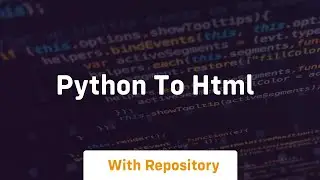 python to html