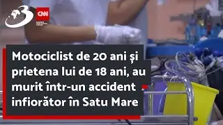 Motociclist de 20 ani și prietena lui de 18 ani, au murit într-un accident infiorător în Satu Mare