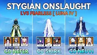 New Stygian Onslaught 6.3! C0 Lv5 Fearless! Genshin Impact