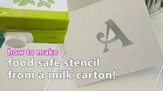 How to make cookie stencils | cutting machine or by hand