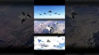 World&rsquo;s Top Stealth Fighters in Formation - F-35, F-22, Su-57 x15! ⚡️