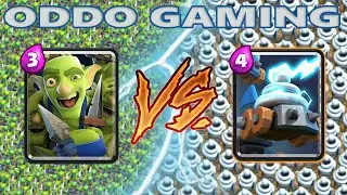 GOBLIN GANG VS ZAPPIES - CLASH ROYALE BATTLE #149