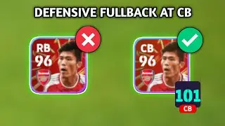 Why PRO Players Use Defensive Fullback At CB? &bull; eFootball 24 Tips