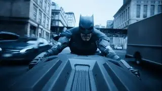 if Batman had his voice modulator from BVS in The Flash