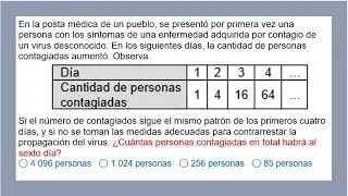 380 - Inducción matemática para la cantidad de contagiados de un virus