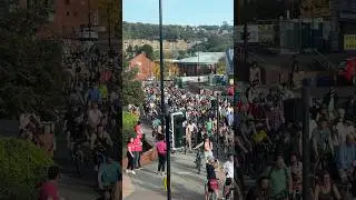 Drum & Bass On The Bike Sheffield: Thousands of People Riding Their Bicycles in UK Streets