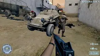 Call of Duty 2 EP14 Rommel's Last Stand, Armored Car Escape, HP Ryzen 7520u, 610m, No Commentary