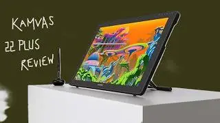 Huion Kamvas 22 Plus Review | Graphic Pen Display tablet for artists