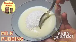 🔥БЫСТРЫЙ РЕЦЕПТ ДЕСЕРТА ДОМА🥥Десерт из кокосового молока😋Рецепт молочного пудинга💯Легкие десерты