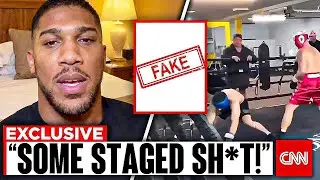 EXPOSED! Anthony Joshua CALLS OUT Jake Paul for FAKE Sparring Knockout Footage! 😱🔥