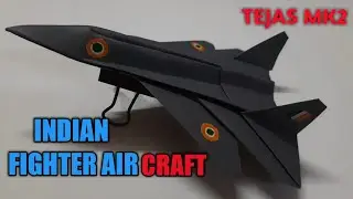 TEJAS MK2 | BEST ORIGAMI  PAPER  JET | HOW TO  MAKE A PAPER ✈ AIRPLANE ✈ | INDIAN FIGHTER AIRCRAFT