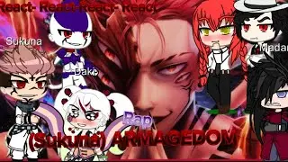 Vilões reagindo ♪ Sukuna (Jujutsu Kaisen) | ARMAGEDOM | AniRap |GC|