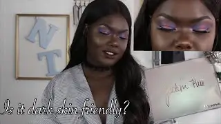 JACLYN HILL PALETTE -  FIRST IMPRESSION/ DEMO ON DARK SKIN