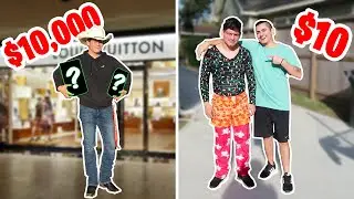 $10 vs $10,000 OUTFIT CHALLENGE!