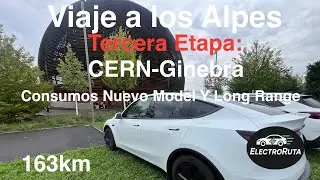 Consumos Nuevo Tesla Model Y Long Range: Tercera Etapa en Los Alpes 