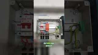Installation Panneaux Solaires: Monter Tableau Protection (Part 4) #shorts