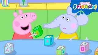Peppa Pig Meets a NEW Friend Emily Elephant! 🐘 | First Day at School | Peppa & Friends | 45 Minutes