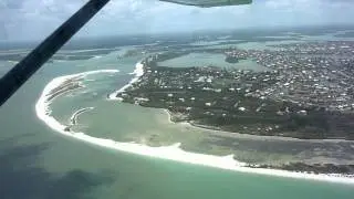 Flying around Marco Island in the Florida Everglades