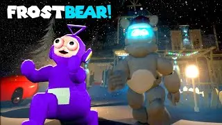 FROSTBEAR IS FASTER THAN FREDBEAR! | Tinky Winky Plays: Hello Neighbor Fredbear Mod