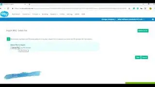 Import bill in Easy GST   How to Import Bill in Easy GST Accounting Software India