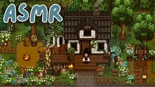 ASMR 🪻 planning my spring farm layout in Stardew Valley