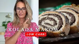 Drożdżowa Rolada Makowa LOW CARB (bez cukru i mąki!)