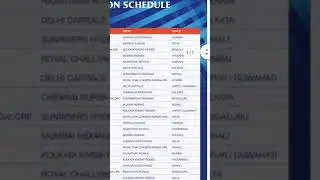 Ipl Schedule 2018/Mi Vs Csk
