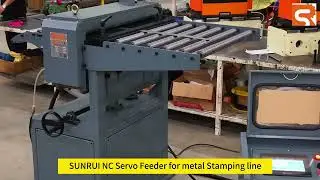 Maximize Your Press Output: The Reliable RNC-700B Servo Feeder by SUNRUI #machine #press #metal
