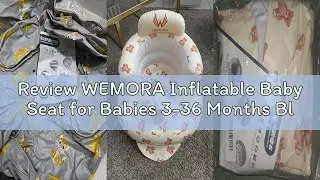 Review WEMORA Inflatable Baby Seat for Babies 3-36 Months Blow Up Chair for Babies Infants Toddler F