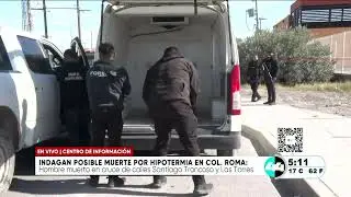 Authorities investigate possible death by hypothermia in Colonia Roma