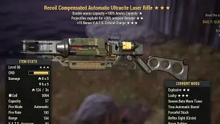 Two Fallout 76 Legacy weapons that survived the patch