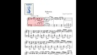 Bohemia Rag by Joseph Lamb 1919 Piano Sheet MUSIC Tutorial | Джазз Джозеф Лэмб ноты пианино
