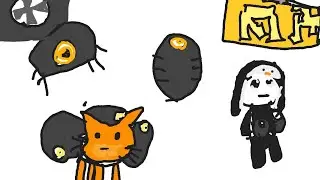Stray gato gatinho  e pulgas parte 1