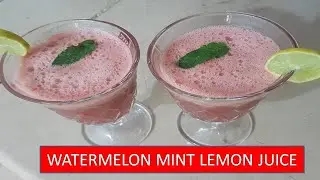 Watermelon Mint Lemon Juice| watermelon mint lemonade| watermelon mint lemonade recipe| naemal bilal