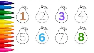 1 TO 8 COUNTING FOR TODDLERS | 1 TO 8 NUMBERS LEARNING | 1 TO 8 NUMBERS IN ENGLISH ?!