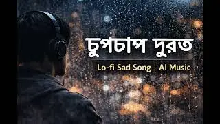 চুপচাপ দূরত্ব | Bangla Lo-fi Sad Song | AI Music