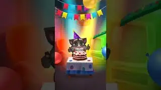 Talking Tom Happy Birthday party 🎂🎉🎈#shorts