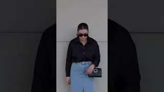 pov you love denim maxi skirts and slick back pony| #WIHOLL