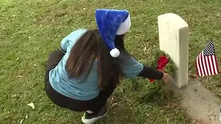 Wreaths Across America honors veterans with wreaths placed at their gravesites