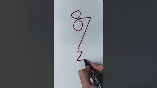 Viral Number Drawing for Kids #art #drawing #painting #kidsdrawing #trending #shortsfeed #mouse