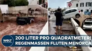 FLUT AUF MENORCA: Heftiges Unwetter verw&uuml;stet Urlaubsinsel! Flugverkehr stark beeintr&auml;chtigt