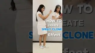 How to Create the Spray Clone Effect#magic
