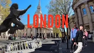 LONDON Walk APRIL 2025 / POV 4K