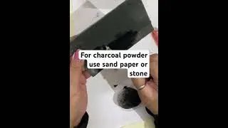#How to make charcoal powder with easy method#charcoallouvers #charcoalpowder