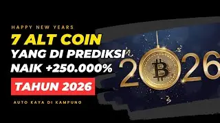 7 альткоинов, которые, по прогнозам, вырастут на +250 000% к 2026 году.