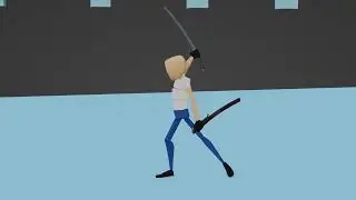 Katana combo animation